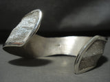 Unique **swirling Sterling Native American Jewelry Silver** Navajo Pyrite Turquoise Native American Jewelry Silver Bracelet-Nativo Arts