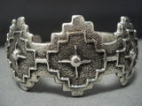 Unique Vintage Native American Jewelry Navajo Sterling Silver Arrow Dan Allison Bracelet Old-Nativo Arts