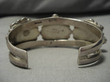 Unique!! Vintage Native American Navajo Amethyst Sterling Silver Amber Bracelet Old-Nativo Arts