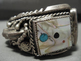 Very Important 'Daniel Benally' (d.) Turquoise Native American Jewelry Silver Bracelet-Nativo Arts