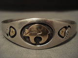 Very Important Smithsonian Quality Vintage Hopi Charles Supplee Gold Bracelet-Nativo Arts