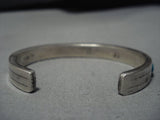 Very Important Vintage Native American Navajo Jack Adakai Turquoise Sterling Silver Bracelet-Nativo Arts
