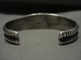 Very Important Vintage Zuni 'Horace Iule' Turquoise Native American Jewelry Silver Bracelet-Nativo Arts