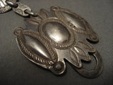 Very Old 1910's-1920's Hand Wrought Navajo Native American Jewelry Silver Concho Belt-Nativo Arts