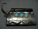 Very Old Huge Vintage Native American Jewelry Navajo Turquoise Sterling Silver Ketoh Bracelet Old-Nativo Arts