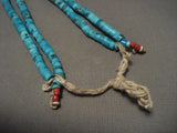Very Old Vintage Santo Domingo Turquoise Necklace-Nativo Arts
