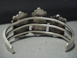 Very Rare Baslat Turquoise Vintage Native American Jewelry Navajo Sterling Silver Bracelet Cuff-Nativo Arts