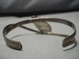 Very Rare Fool's Gold & Turquoise Vintage Native American Navajo Sterling Silver Bracelet-Nativo Arts