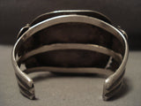 Very Rare Vintage Navajo old Deposit Turquoise Native American Jewelry Silver Bracelet Vtg-Nativo Arts