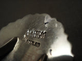 Very Rare Vintage Navajo Rhodochrosite Native American Jewelry Silver Ring-Nativo Arts