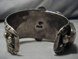 Vintage Native American Navajo Royston Turquoise Sterling Silver Bracelet Old-Nativo Arts