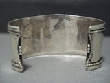 Vintage Navajo Charlie John Needlepoint Turquoise Sterling Native American Jewelry Silver Bracelet-Nativo Arts