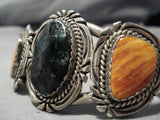 Vintage Navajo Emerald Valley Turquoise Sterling Silver Native American Jewelry Bracelet-Nativo Arts