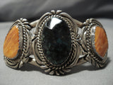 Vintage Navajo Emerald Valley Turquoise Sterling Silver Native American Jewelry Bracelet-Nativo Arts