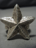 Vintage Navajo Native American Sterling Silver Star Ring-Nativo Arts