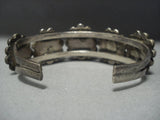 Vintage Navajo Persin Turquoise Sterling Native American Jewelry Silver Bracelet-Nativo Arts