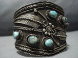 Vintage Navajo Turquoise Sterling Silver Native American Jewelry Bracelet-Nativo Arts