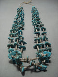 Vintage Navajo Turquoise Sterling Silver Native American Jewelry Necklace Jewelry-Nativo Arts