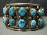 Wide Wide Wide Vintage Navajo Native American Jewelry jewelry Turquoise Coral ""personal Navajo Native American Jewelry jewelry"" Bracelet-Nativo Arts