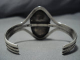 Wil Vandever Blue Carico Lake Turquoise Sterling Silver Vintage Native American Jewelry Navajo Bracelet-Nativo Arts