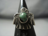 Wonderful Vintage Navajo Royston Turquoise Sterling Native American Jewelry Silver Ring-Nativo Arts
