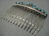 Wonderful Vintage Navajo Sterling Silver Native American Barrette Pin Comb-Nativo Arts