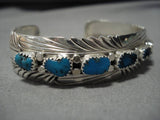 Wonderful Vintage Navajo Sterling Silver Native American Cuff Bracelet-Nativo Arts