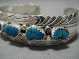 Wonderful Vintage Navajo Sterling Silver Native American Cuff Bracelet-Nativo Arts