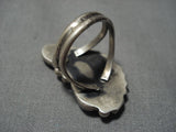 Wonderful Vintage Navajo Sterling Silver Native American Ring Old-Nativo Arts