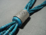 Wonderful Vintage Navajo Turquoise Pearl Native American Jewelry Silver Bead Necklace Old-Nativo Arts