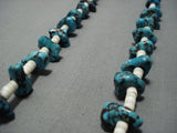 Wonderful Vintage Santo Domingo Turquoise Necklace-Nativo Arts
