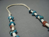 Wonderful Vintage Santo Domingo Turquoise Necklace-Nativo Arts