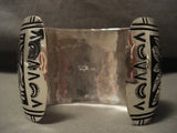 !! Wow Huge Navajo Rich Singer Turquoise Native American Jewelry Silver Bracelet-Nativo Arts