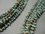 Yazzie Royston Turquoise Navajo Sterling Native American Jewelry Silver Shell Heishi Necklace-Nativo Arts